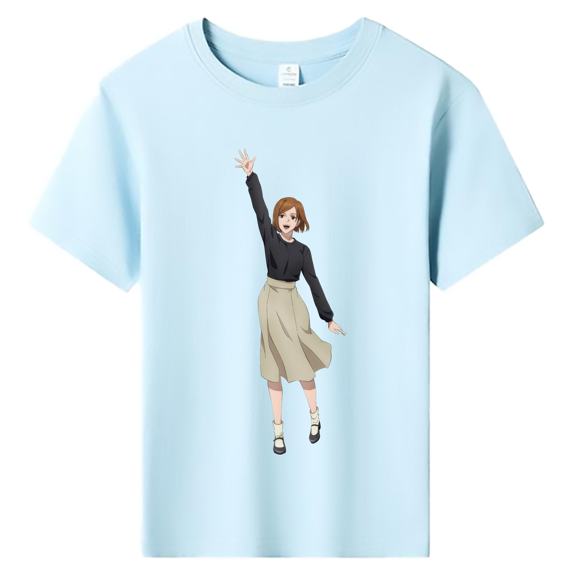 （画像用） 呪術廻戦 Jujutsu Kaisen 綿100％キッズTシャツ（フロントプリント）